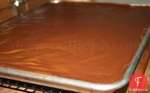 Buttermilk Chocolate Texas Sheet Cake