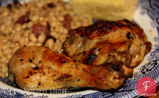 उबला हुआ नींबू जड़ी बूटी चिकन