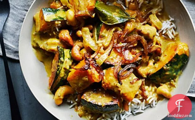 Cashew, Coconut, and Squash Curry