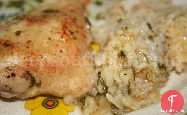 Bacony Chicken and Rice Bake