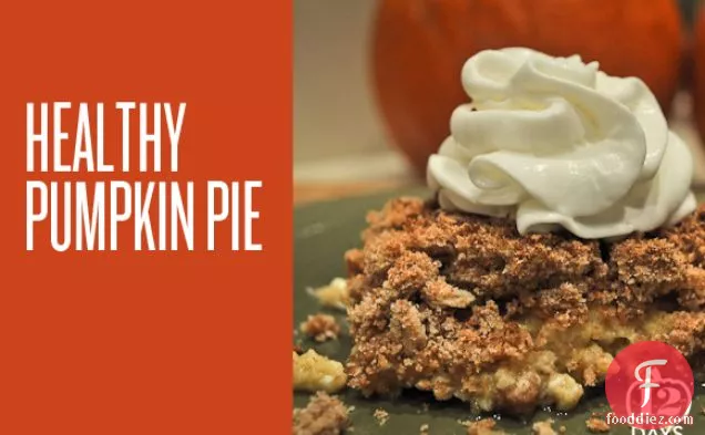 Healthy Upside Down Pumpkin Pie