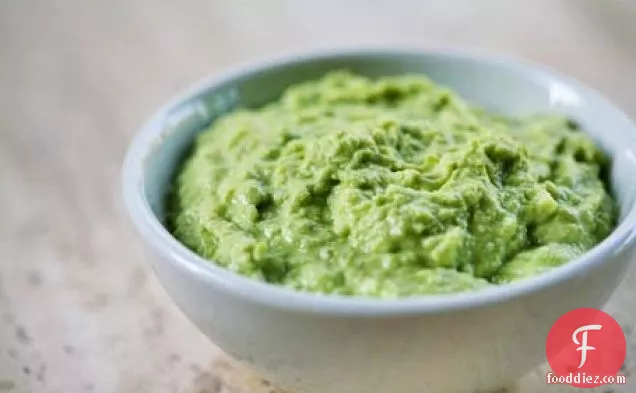 Fava Bean Dip with Goat Cheese and Garlic