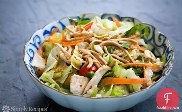 Easy Chinese Chicken Salad with Chow Mein Noodles