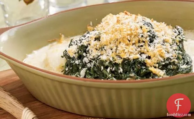Cod-and-Creamed-Spinach Casserole