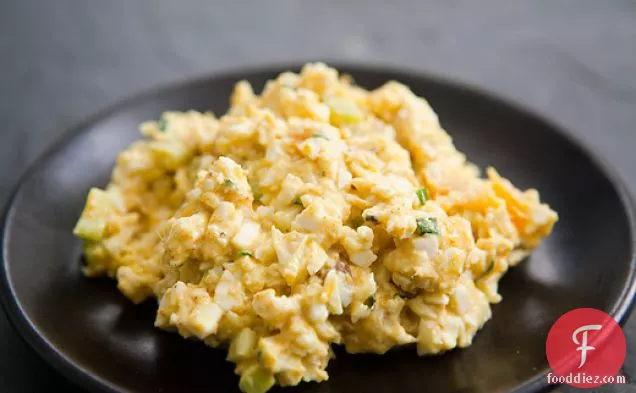 Curried Egg Salad with Mango Chutney