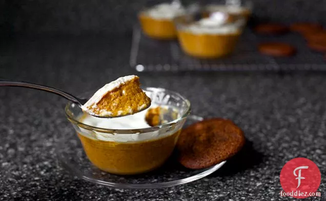Pumpkin And Sour Cream Puddings