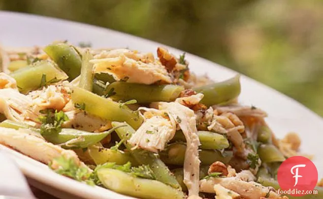 Chicken Salad with Green Beans and Toasted Walnuts