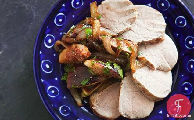 Pork Tenderloin with Figs and Onions