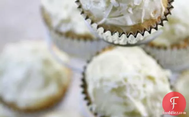 Coconut Cupcakes with Coconut Cream Cheese Frosting