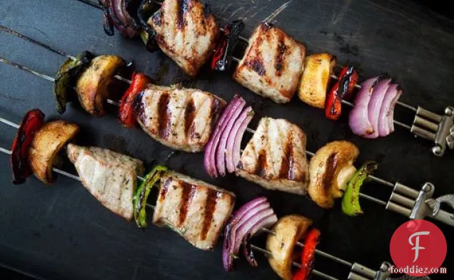 Grilled Tuna Kebabs