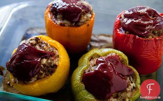 Dad’s Stuffed Bell Peppers