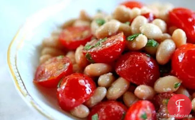 White Beans and Cherry Tomato Salad