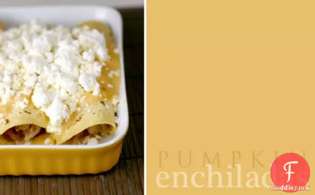 Easy Chicken Enchilada's With Pumpkin Cream Sauce
