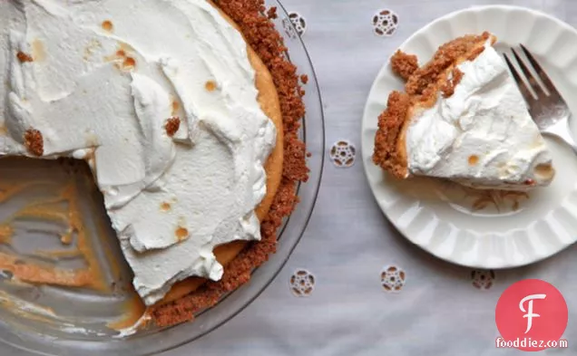 Almost No-bake Pumpkin Cream Pie With Maple Whipped Cream