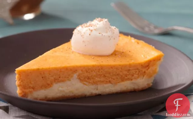 Double-Layer Pumpkin Cheesecake