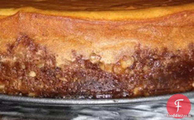 Pumpkin Cheesecake In A Gingersnap Crust