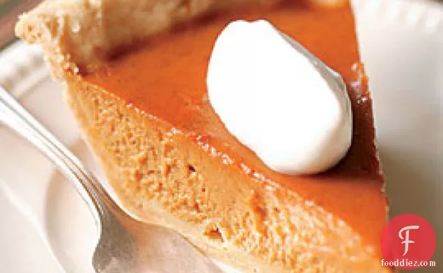 Brown Sugar & Sour Cream Pumpkin Pie