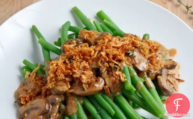 Deconstructed Green Bean Casserole