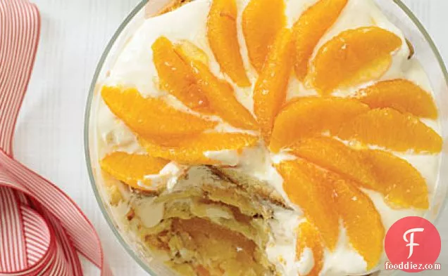 Orange Trifle with Grand Marnier Cream