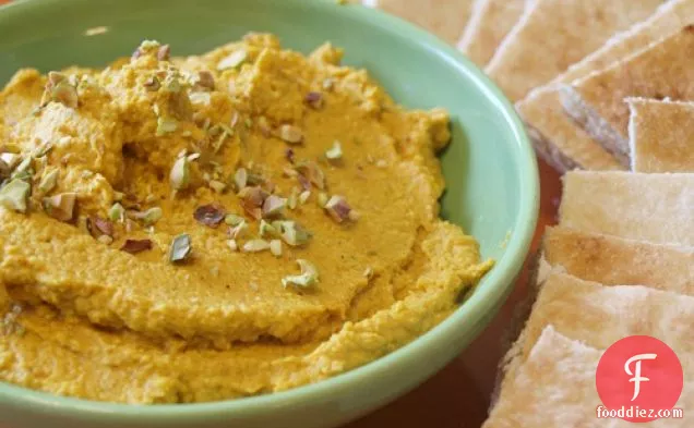 Moroccan Spiced Pumpkin Hummus (Naturally Vegan, Gluten-Free, and Soy-Free)