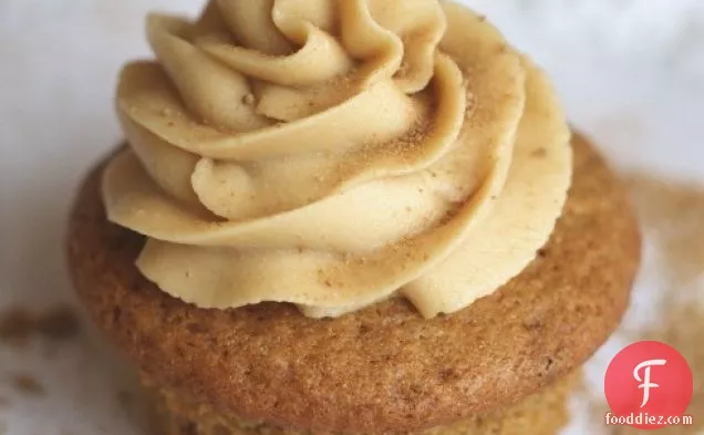 Maple Vegan Cupcakes with Maple Dairy-Free Buttercream