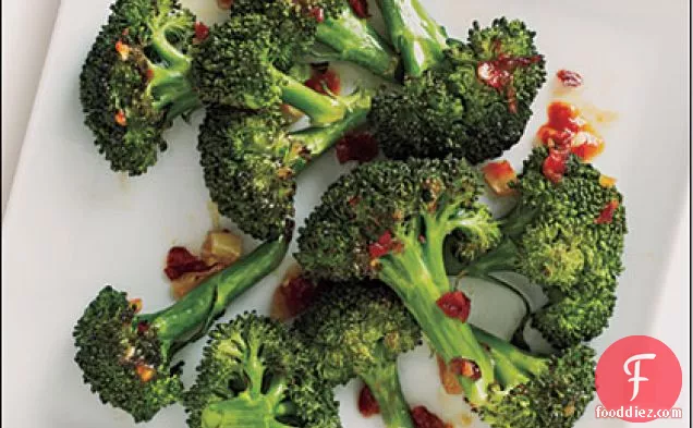 Roasted Chile-Garlic Broccoli