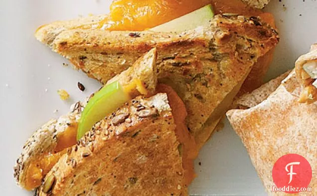Grilled Cheese & Apple Sandwiches
