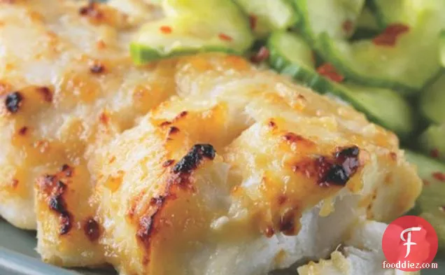 Miso Cod With Spicy Cucumbers