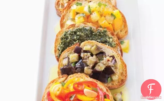 Mixed Herb Bruschetta