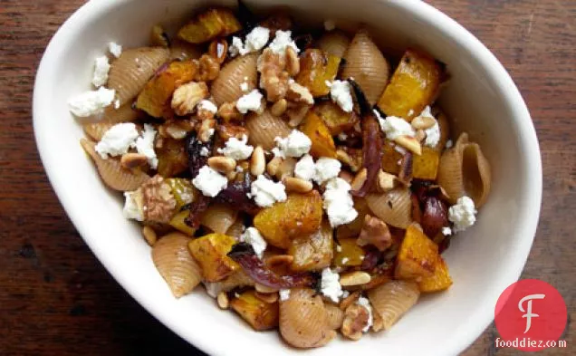 Roasted Squash With Whole Wheat Pasta