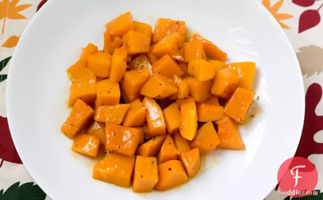 Maple-braised Butternut Squash With Thyme