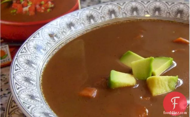 Quick Mexican (Cholent) Bean Soup