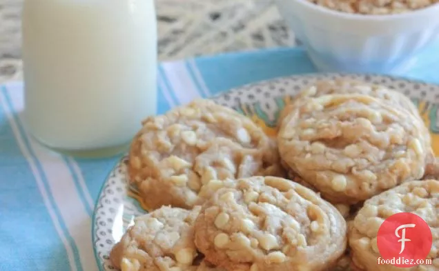 Vanilla Macaroon Crunch Cookies