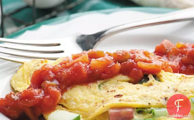 Ham & Feta Cheese Omelet