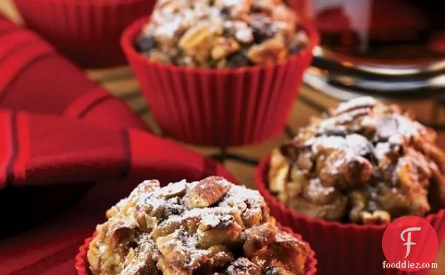 Apple Pecan French Toast Muffins