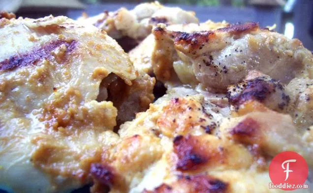 ग्रील्ड मूंगफली चिकन (अंडा मुक्त, लस मुक्त)