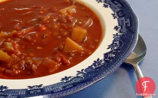 Spicy Tomato Lentil Stew