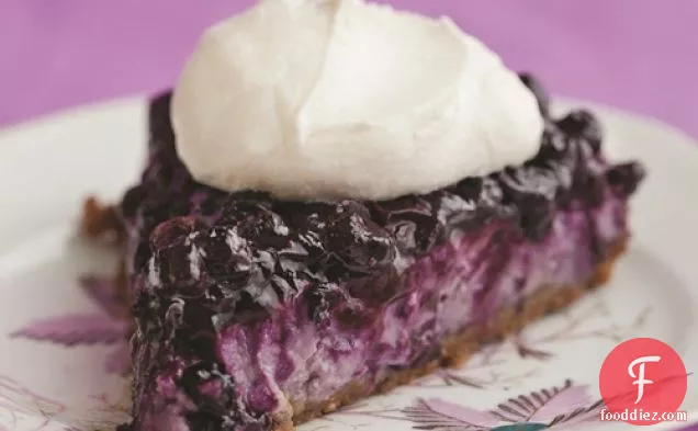 Blueberry Bliss Vegan Cheesecake