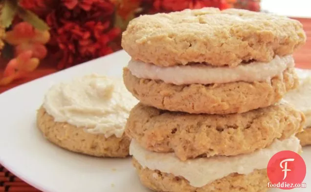 Blissful Maple Cream Sandwich Cookies