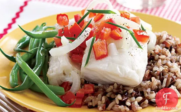 Cod Fillets with Horseradish Sauce