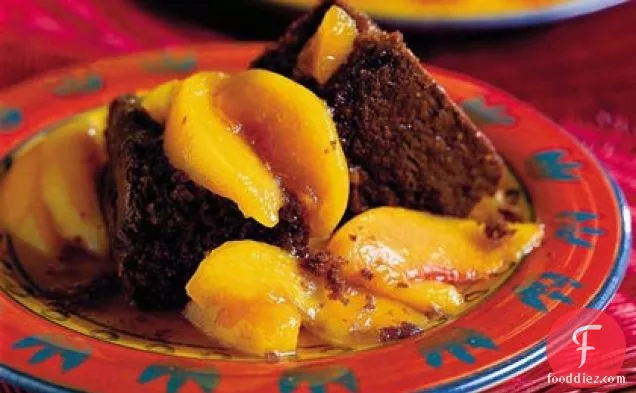 Cocoa Bread With Stewed Yard Peaches