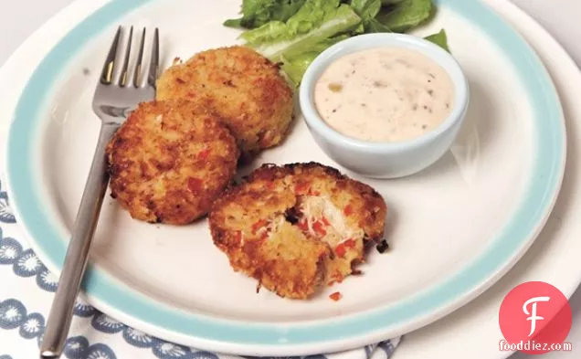 Gluten-Free Crab Cakes with Spicy Dairy-Free Remoulade