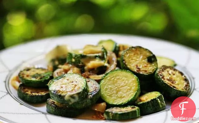 Sautéed Zucchini With Gruyere