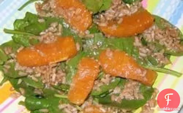 Orange Vinaigrette Brown Rice Salad