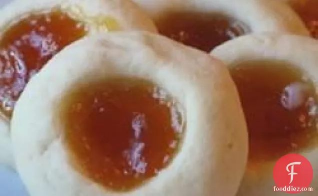 Apricot Cream Cheese Thumbprints