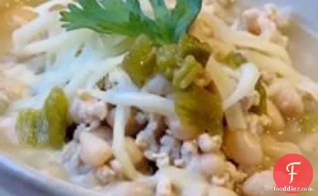 जमीन टर्की के साथ सफेद मिर्च