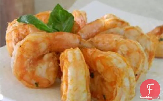 Healthier Marinated Grilled Shrimp