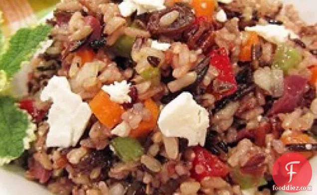 Mediterranean Brown Rice Salad