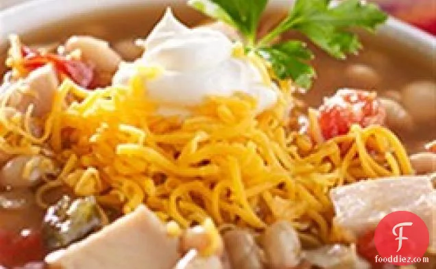 जेस्टी व्हाइट चिकन चिली