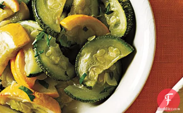 Roasted Summer Squash with Parsley